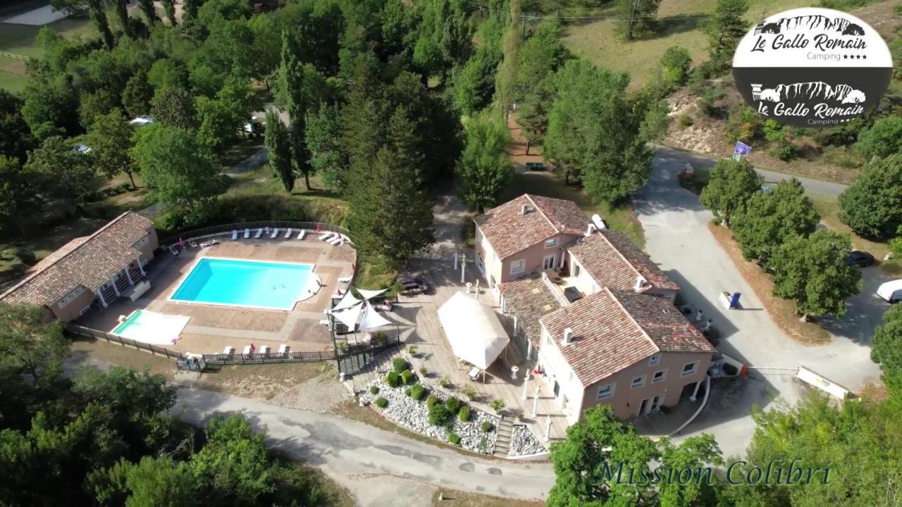 Camping Le Gallo Romain Barbieres Bagian luar foto
