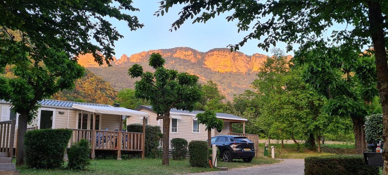 Camping Le Gallo Romain Barbieres Bagian luar foto