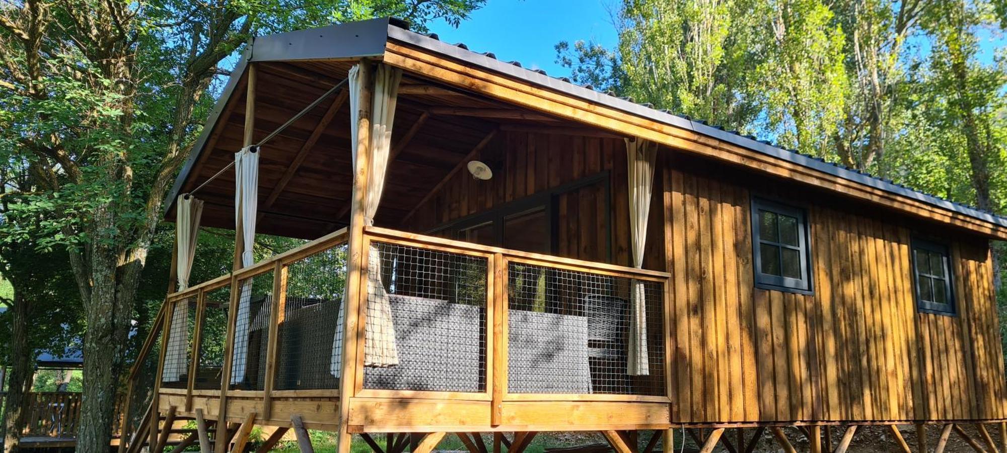 Camping Le Gallo Romain Barbieres Bagian luar foto