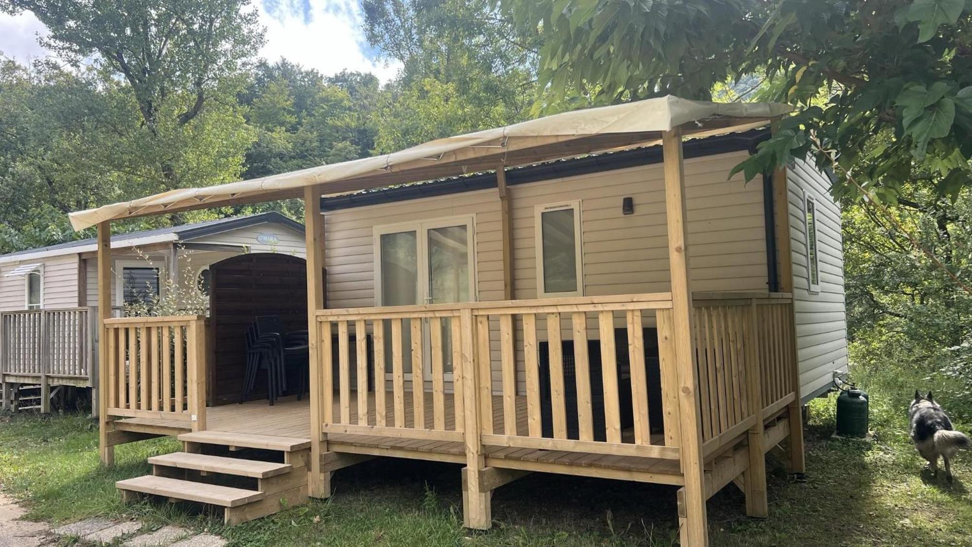Camping Le Gallo Romain Barbieres Bagian luar foto