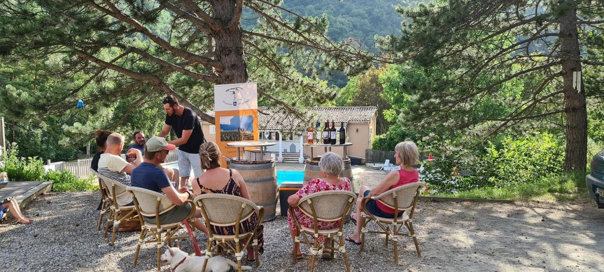 Camping Le Gallo Romain Barbieres Bagian luar foto