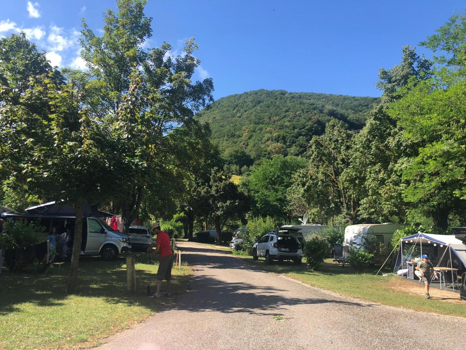 Camping Le Gallo Romain Barbieres Bagian luar foto