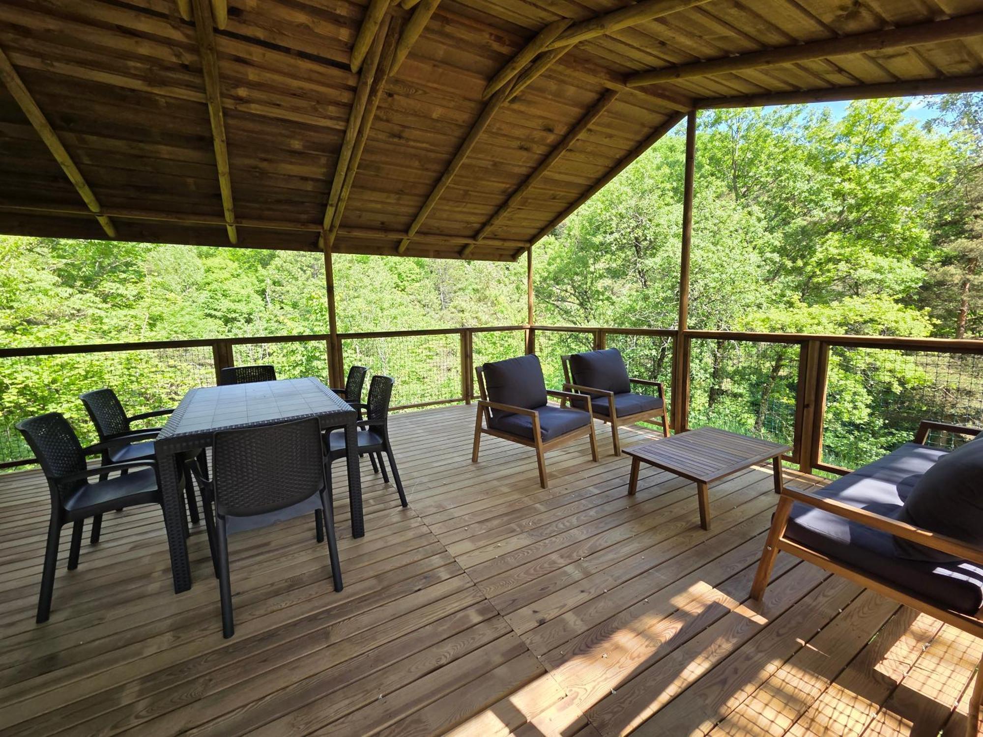 Camping Le Gallo Romain Barbieres Bagian luar foto