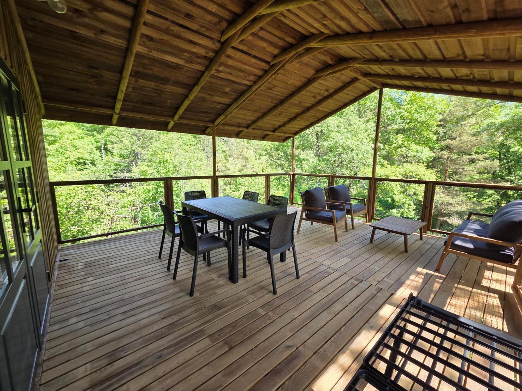Camping Le Gallo Romain Barbieres Bagian luar foto